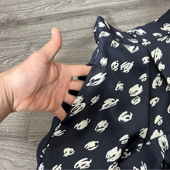 Kate Spade Dark Navy and White Patterned Women's Skirt - Picture 5 of 7